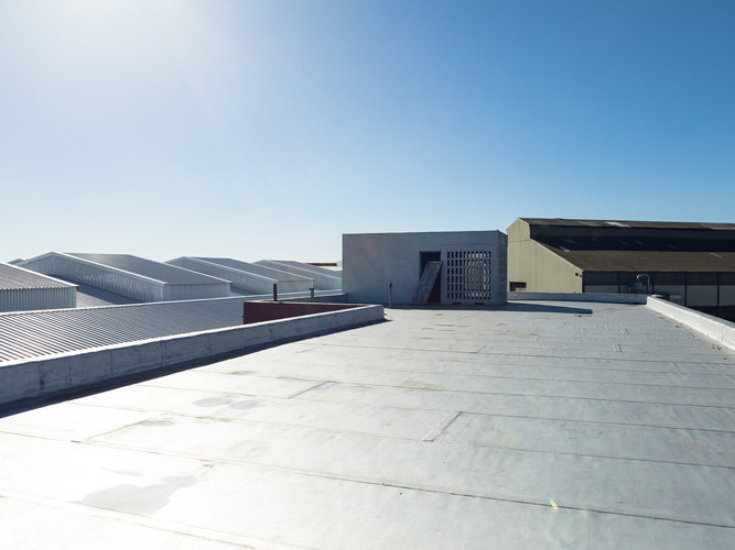 roofing of an industrial building